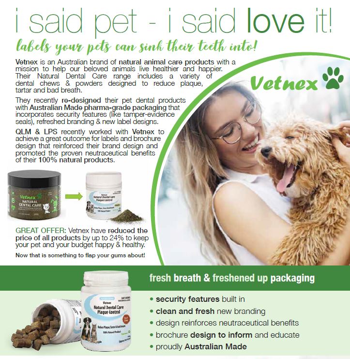 i said pet, i said love it! labels your pets can sink their teeth into! 